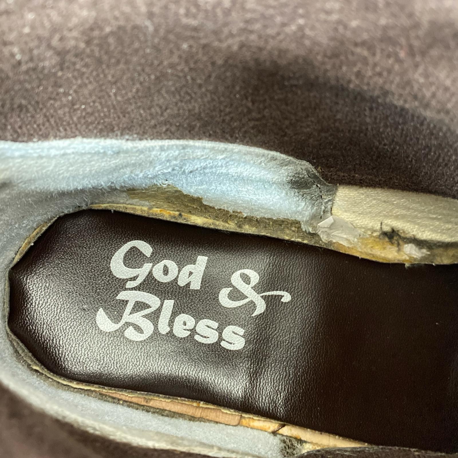 ブーツ god bless 26.5cm (US8 1/2 UK8 EU43) ブラウン