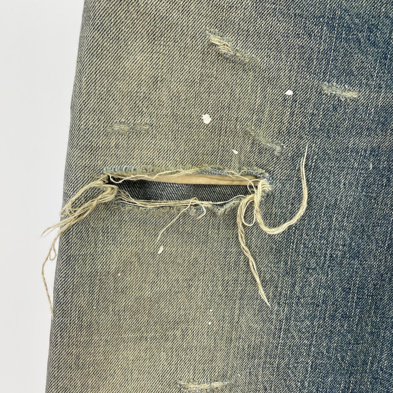 デニムパンツ W.Straight 5pocket 30 ブルー