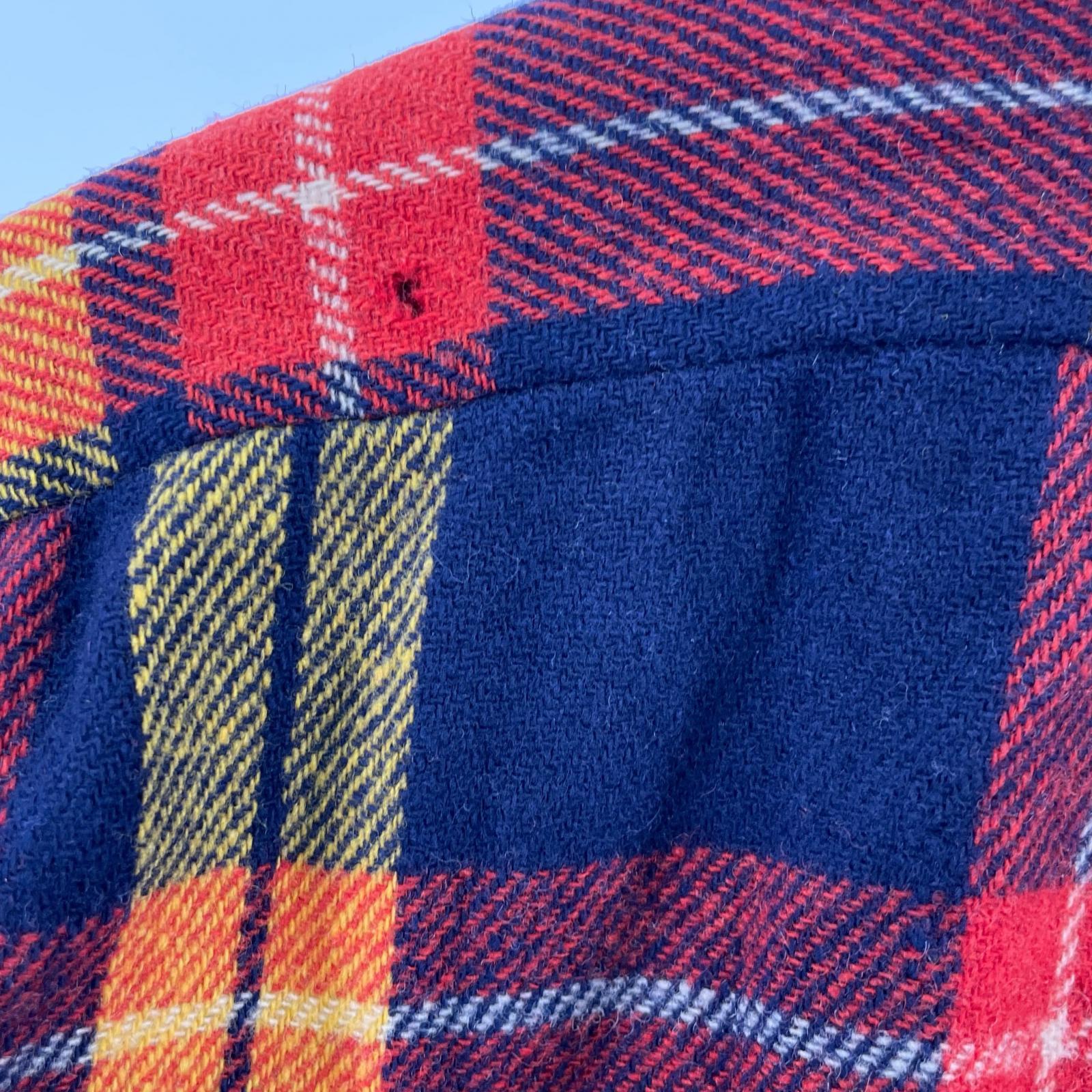 長袖シャツ 40s McGREGOR ウール チェック (M) M