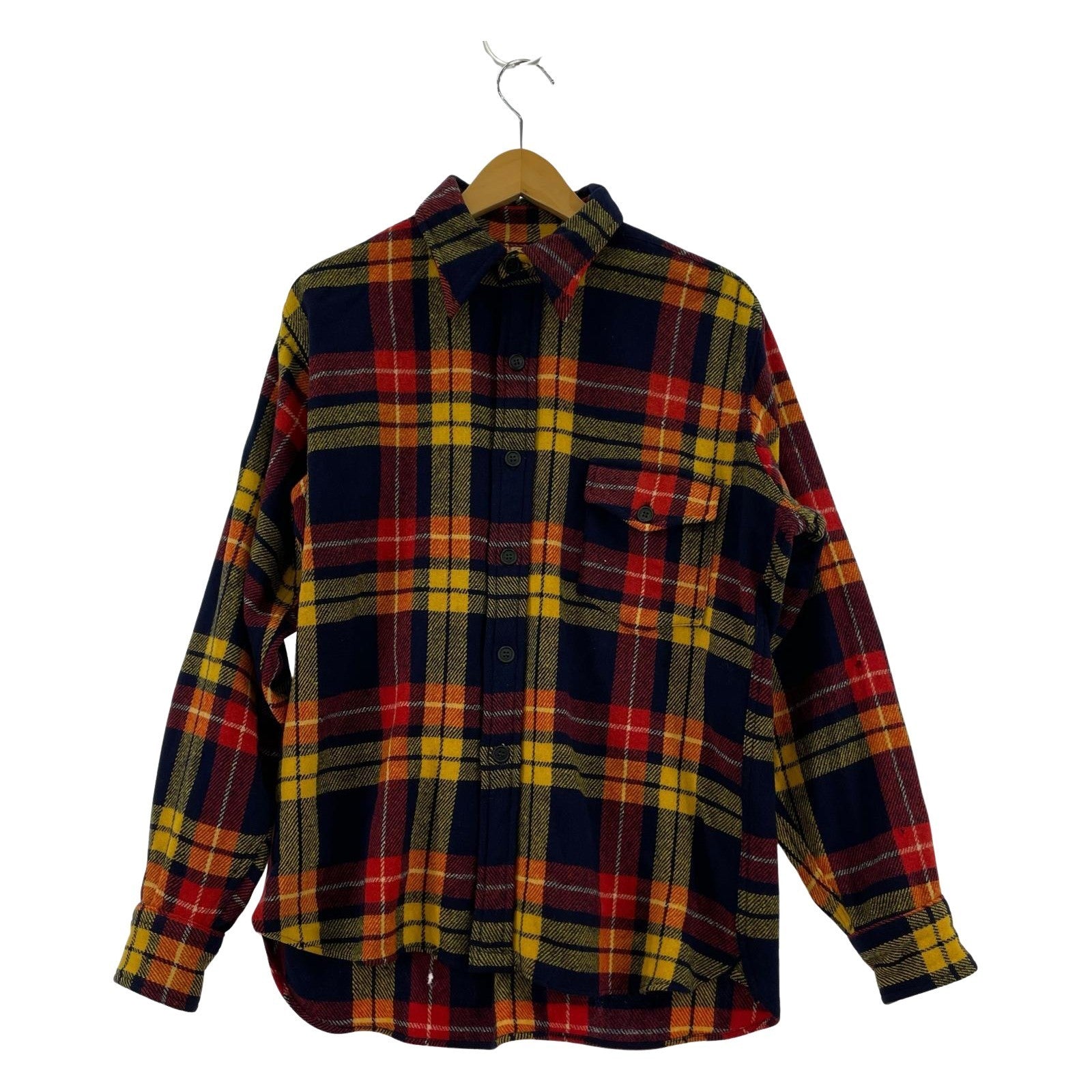 長袖シャツ 40s McGREGOR ウール チェック (M) M