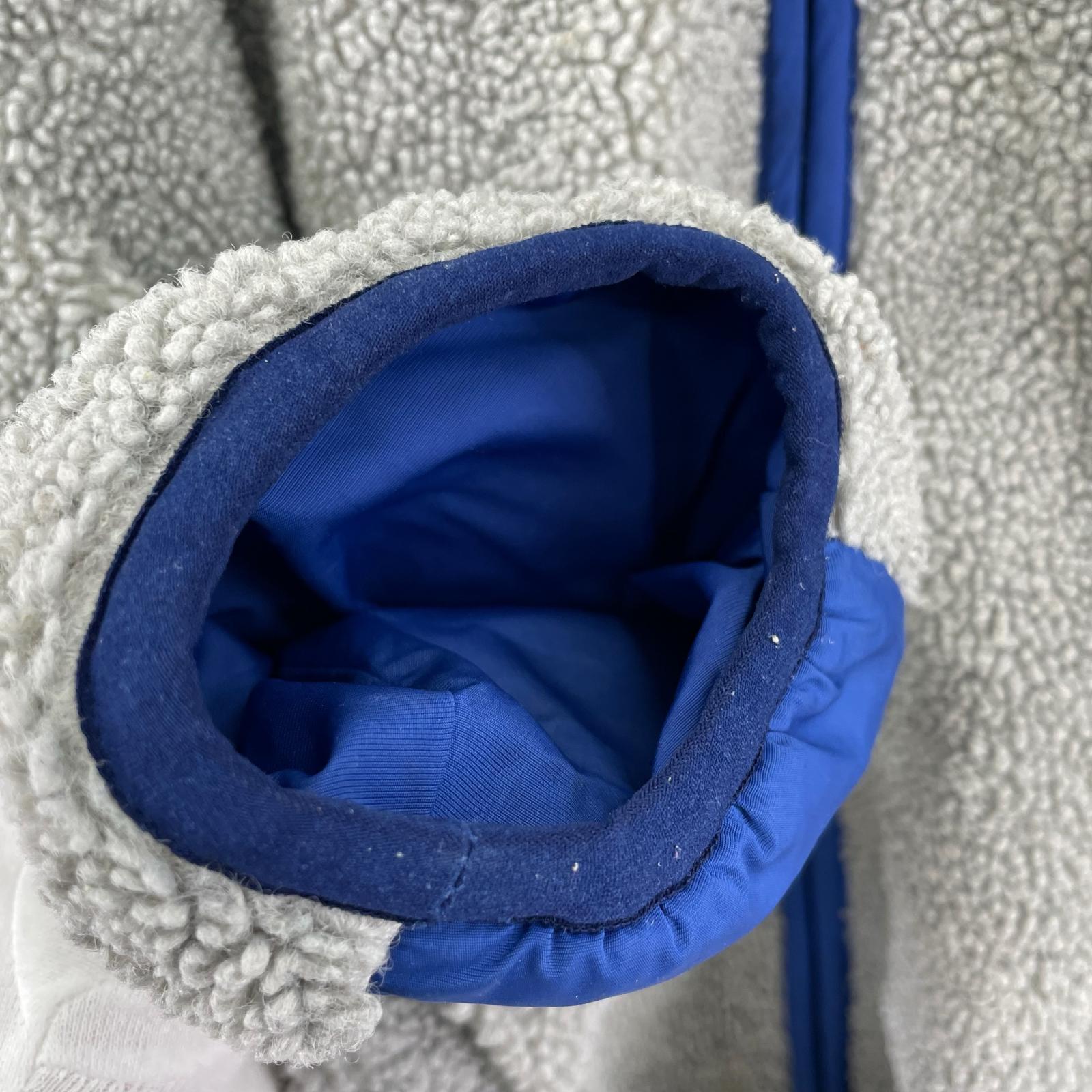 ジャケット TIGHTBOOTH フリースジャケット XL グレー×ブルー グレー