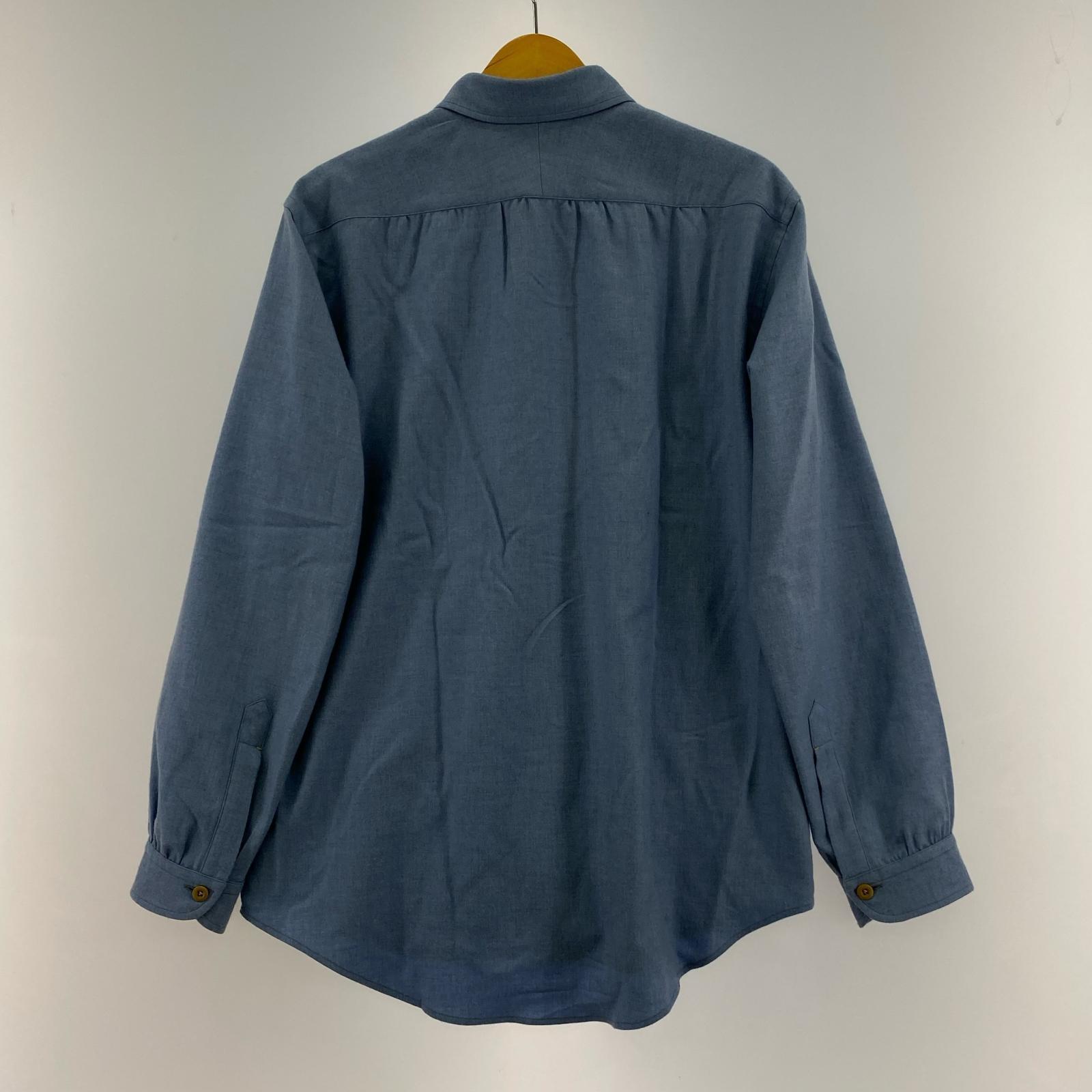 長袖シャツ Aquellos Ojos Verdes BISHU L/S BLUE 3 ブルー