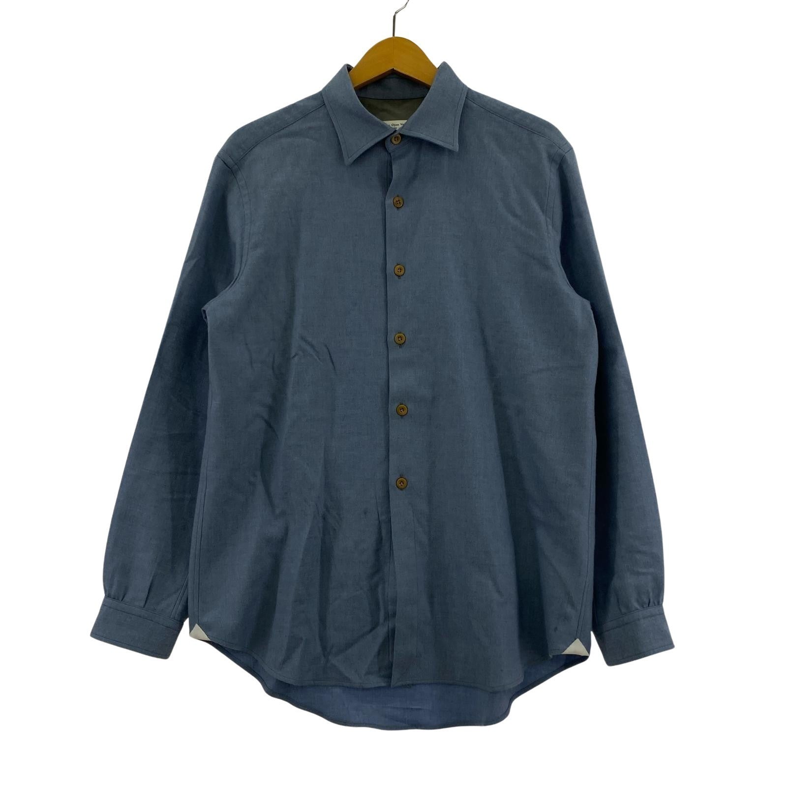 長袖シャツ Aquellos Ojos Verdes BISHU L/S BLUE 3 ブルー