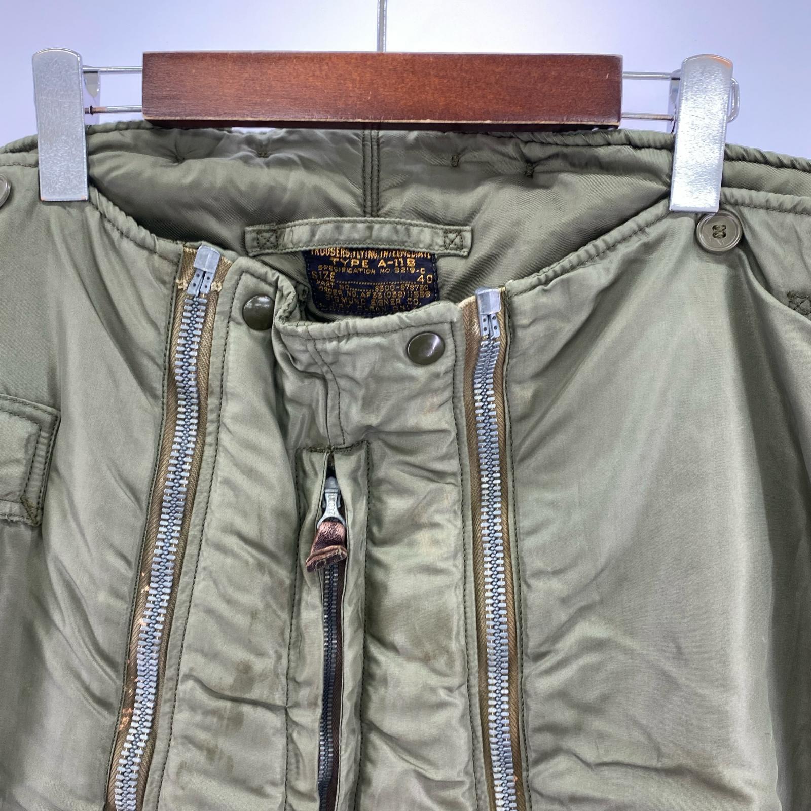 パンツ OLD A‐11B CROWNジップ カーキ