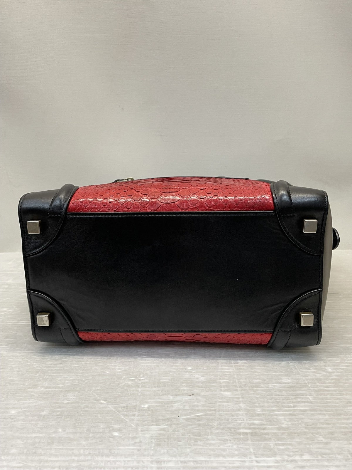 CELINE ラゲージ ファントム レザー×パイソン マルチカラー