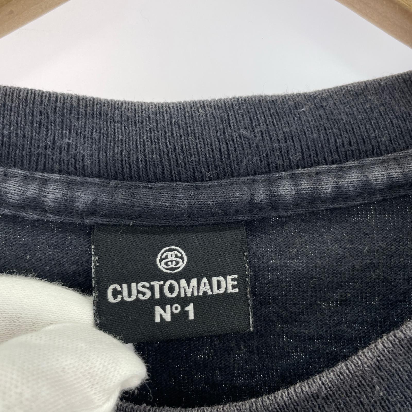 半袖Tシャツ CUSTOMADE ロボットロゴ 黒 ブラック