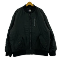 ブルゾン NBA MA-1 黒 XL LL ブラック