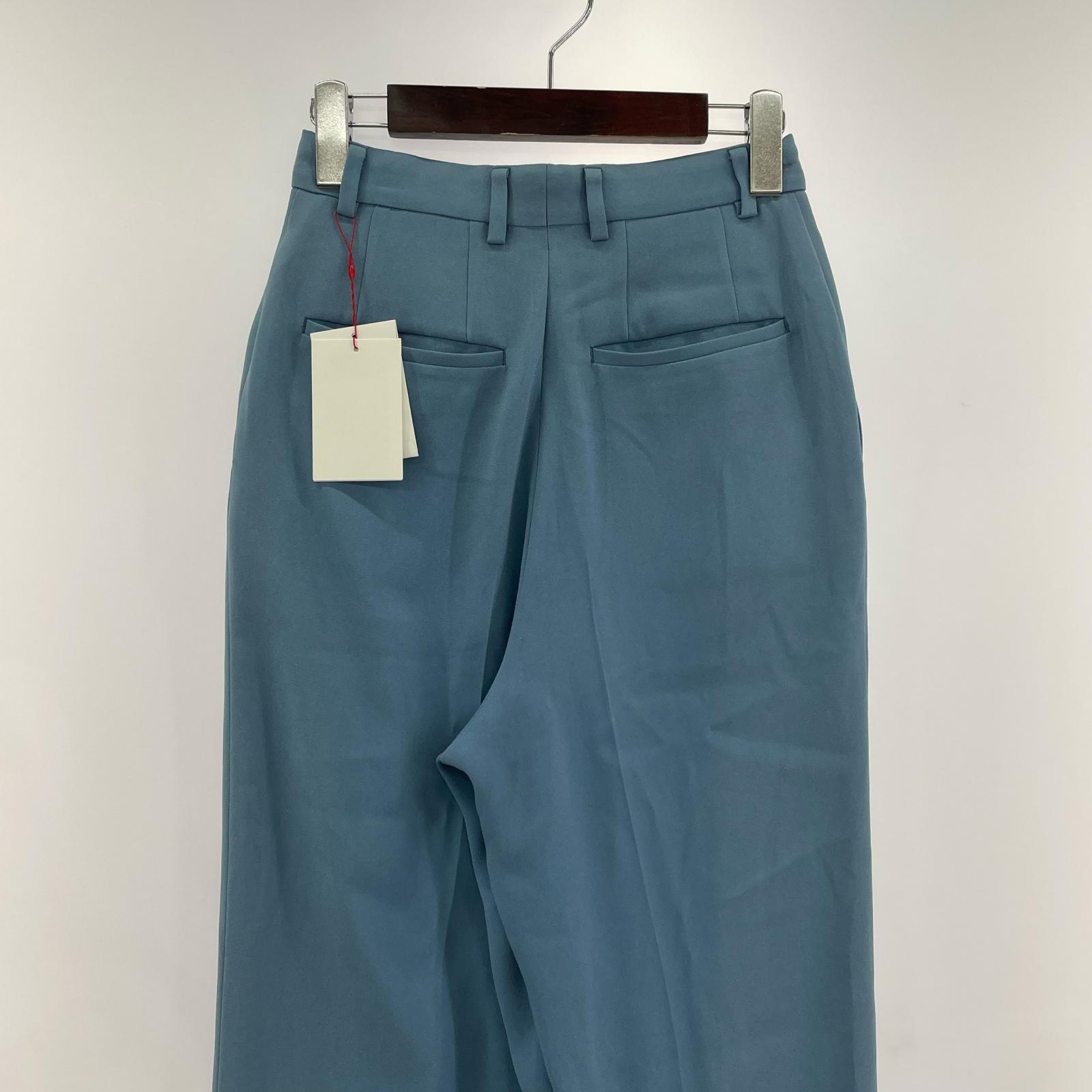 パンツ GEORGETTE HIGH WAIST PANTS(32) 32 ブルー