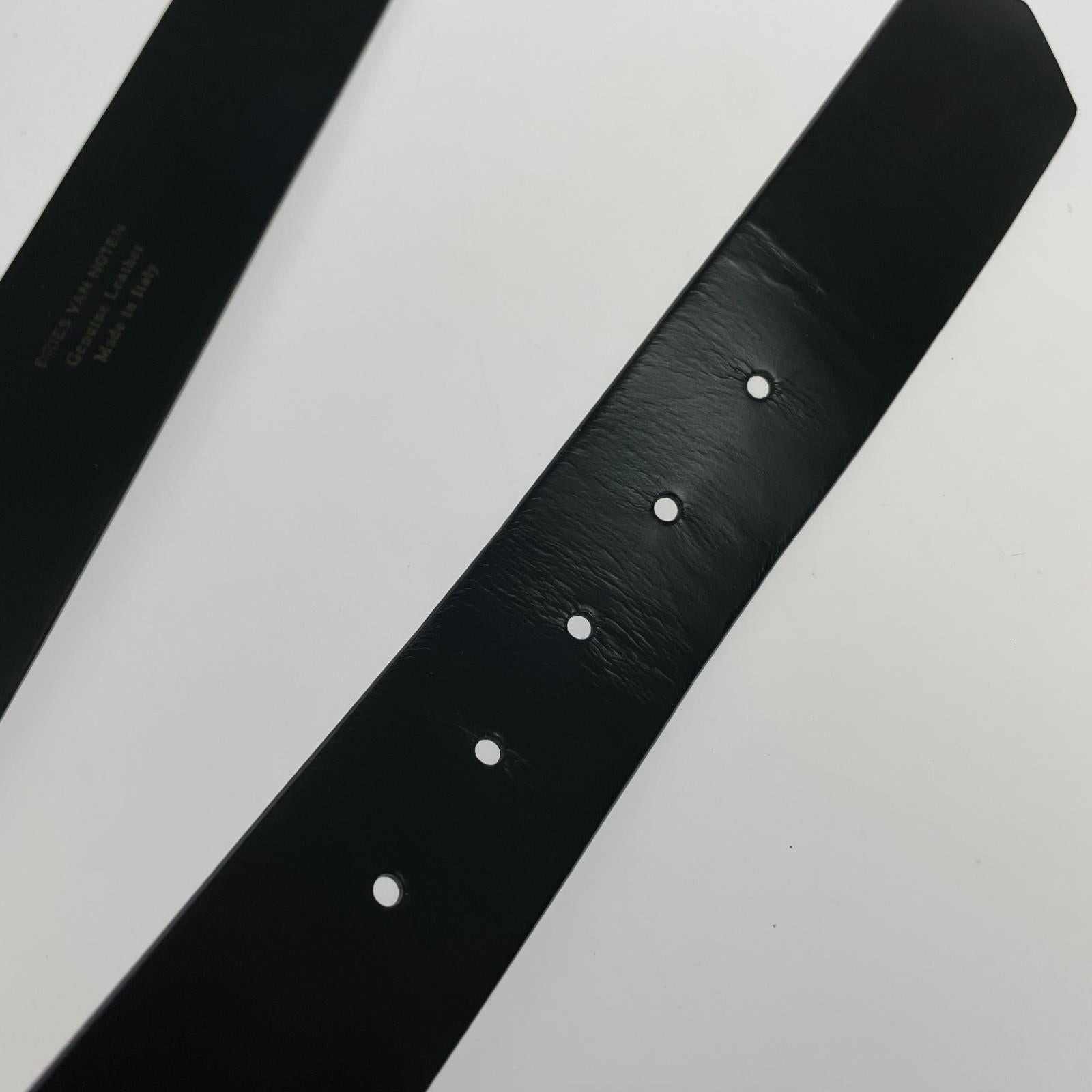 その他アクセサリー レザーリングベルト ブラック