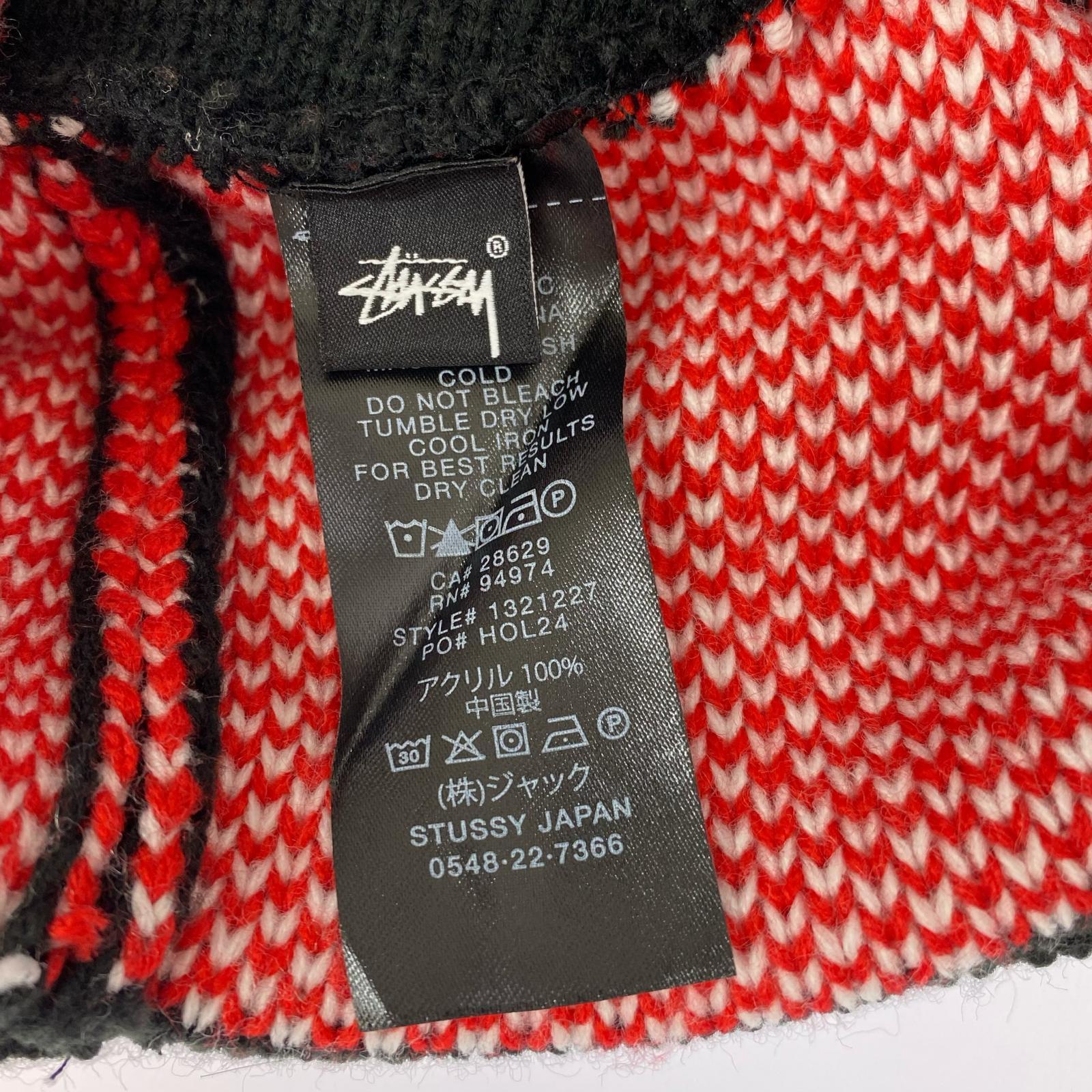 ハット 24AW KNIT BUCKET HAT ブラック