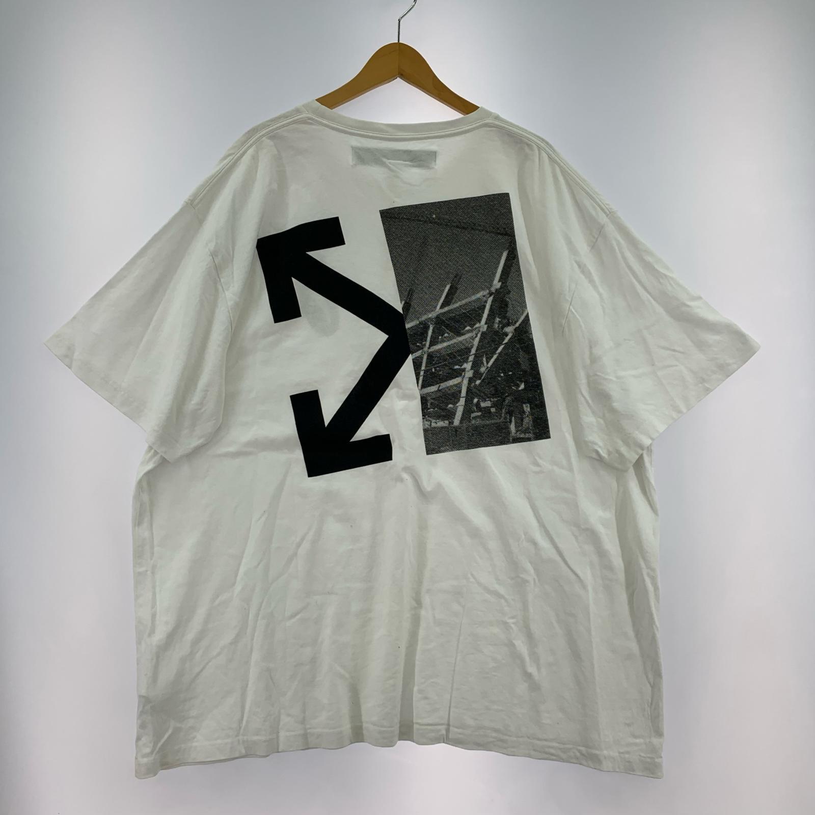半袖Tシャツ OFF-WHITE 19ss SPLITTED ARROWS S/S Over Tee OMAA038e19185010 白 (L) L ホワイト