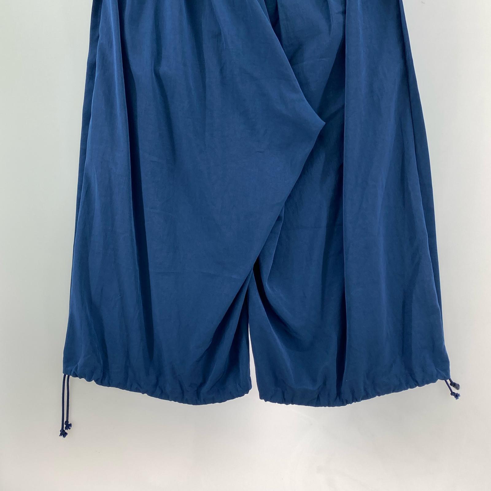 パンツ 25ss トリアセテートタキシードクロスバルーンパンツ 3 ブルー