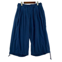 パンツ 25ss トリアセテートタキシードクロスバルーンパンツ 3 ブルー
