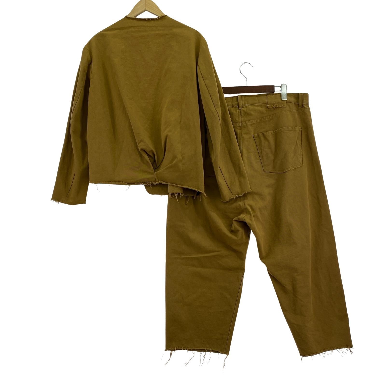 ジャケット 19SS コットンチノセットアップ 茶(0) 1 ブラウン
