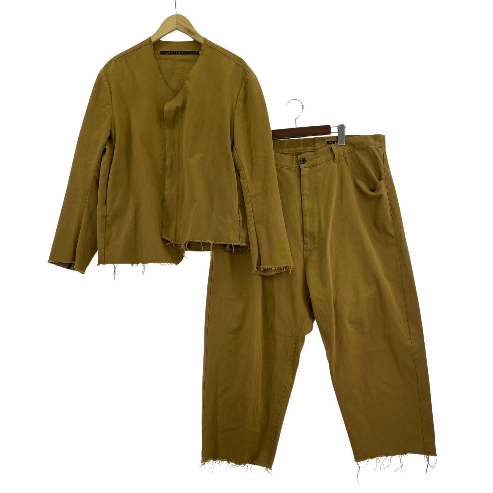 ジャケット 19SS コットンチノセットアップ 茶(0) 1 ブラウン