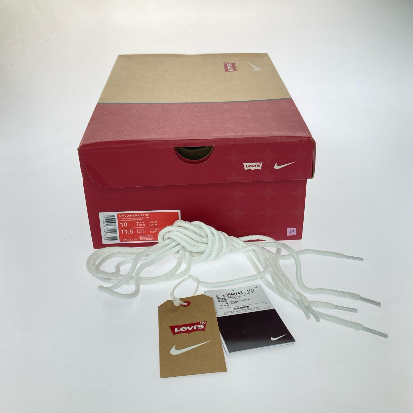 スニーカー Levi's Air Max 95 OG Denim White 28.0cm 28cm (US10 UK9 1/2 EU46) ホワイト