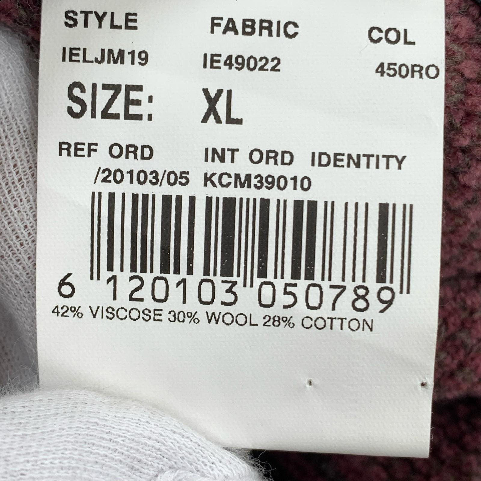 ジャケット IEJM19 ニット、XL,ピンク ピンク
