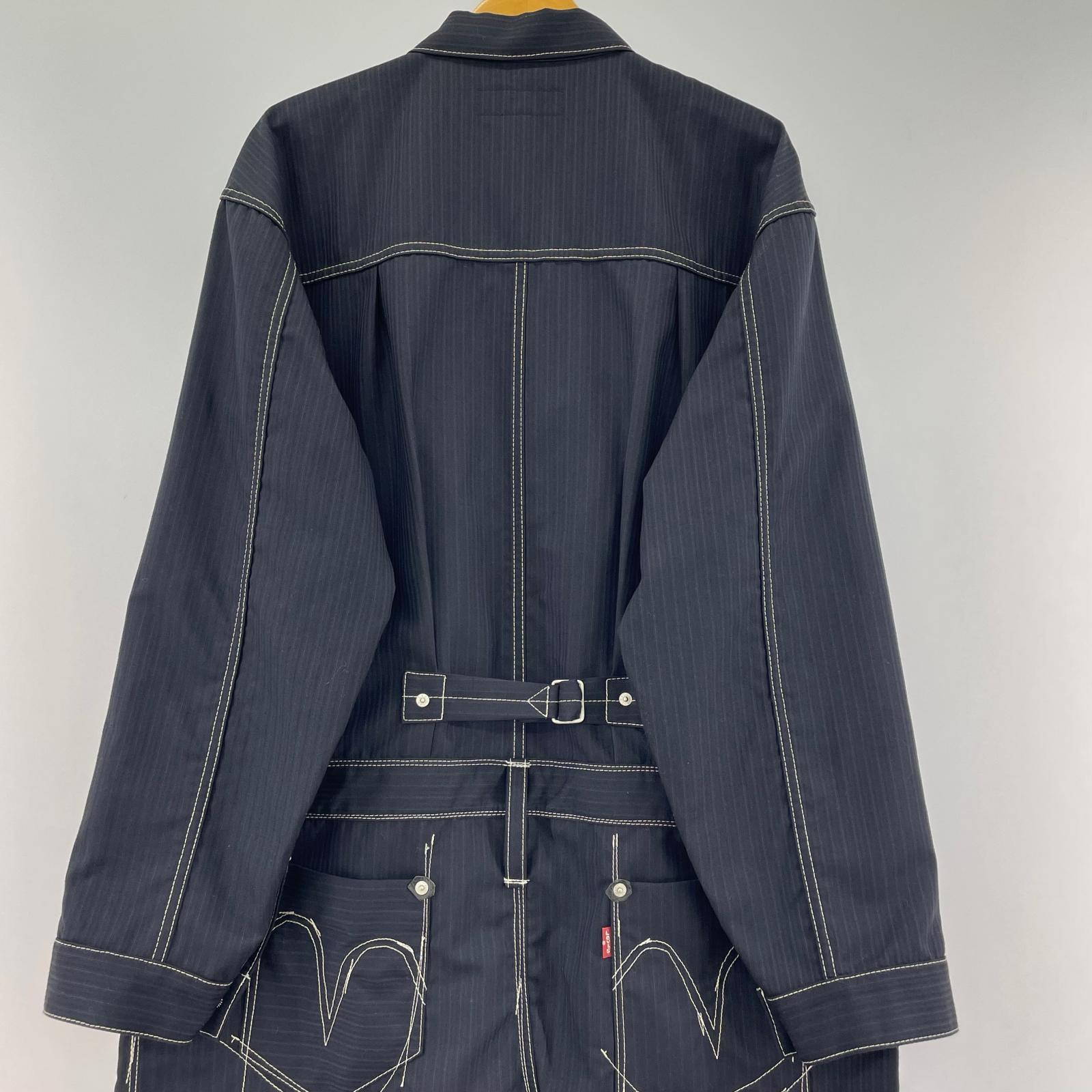 ジャケット JUNYA WATANABE COMME des GARCONS MAN×Levi's 24AW ジャンプスーツコート S ネイビー S ネイビー