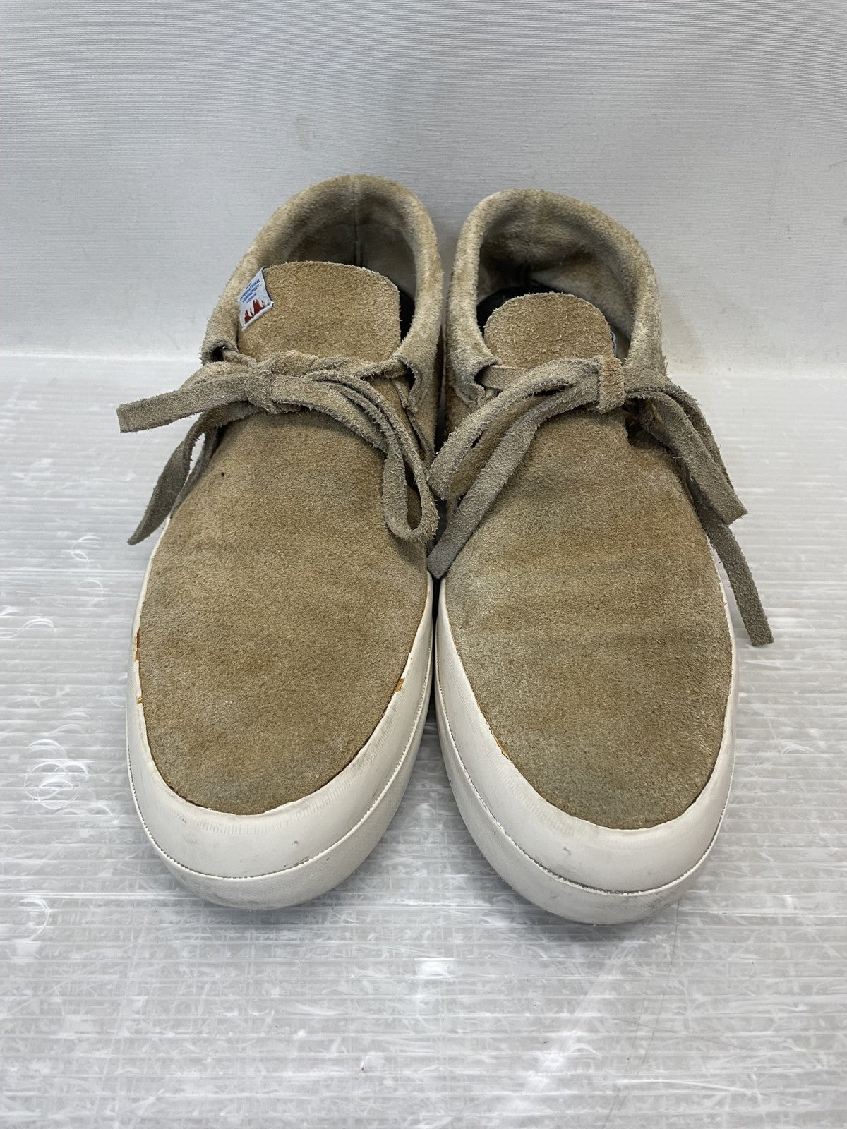 スニーカー VISVIM スウェードローカットスニーカー 9.5 ベージュ