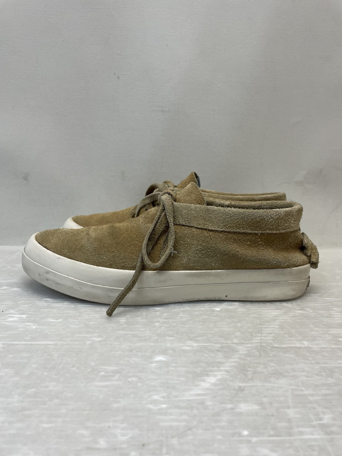 スニーカー VISVIM スウェードローカットスニーカー 9.5 ベージュ