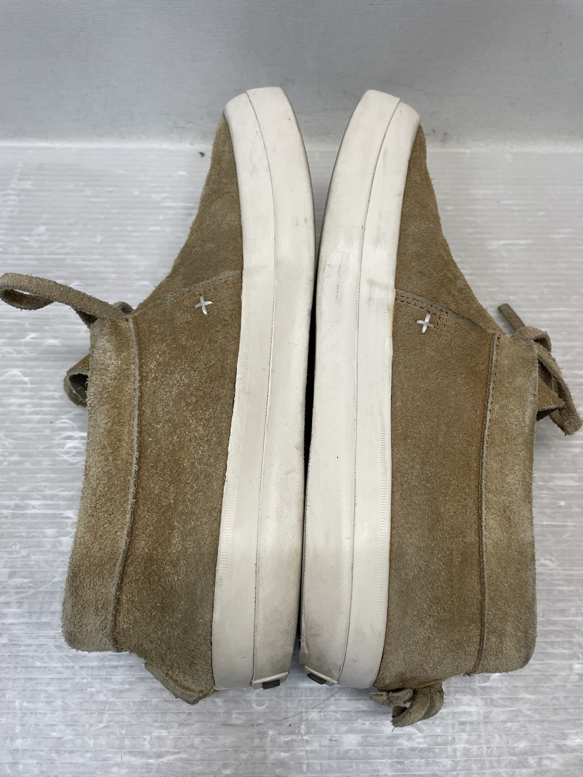スニーカー VISVIM スウェードローカットスニーカー 9.5 ベージュ
