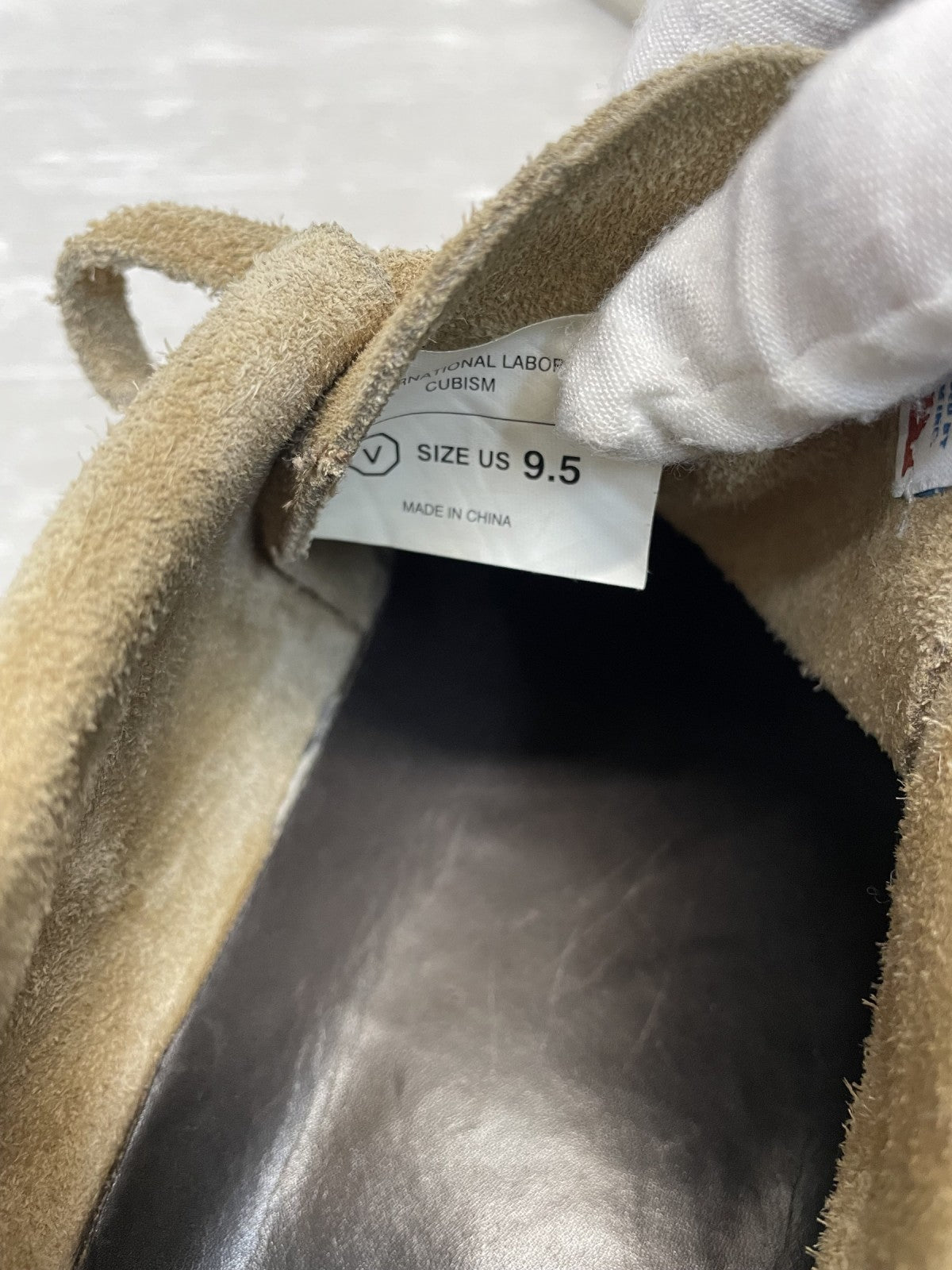 スニーカー VISVIM スウェードローカットスニーカー 9.5 ベージュ