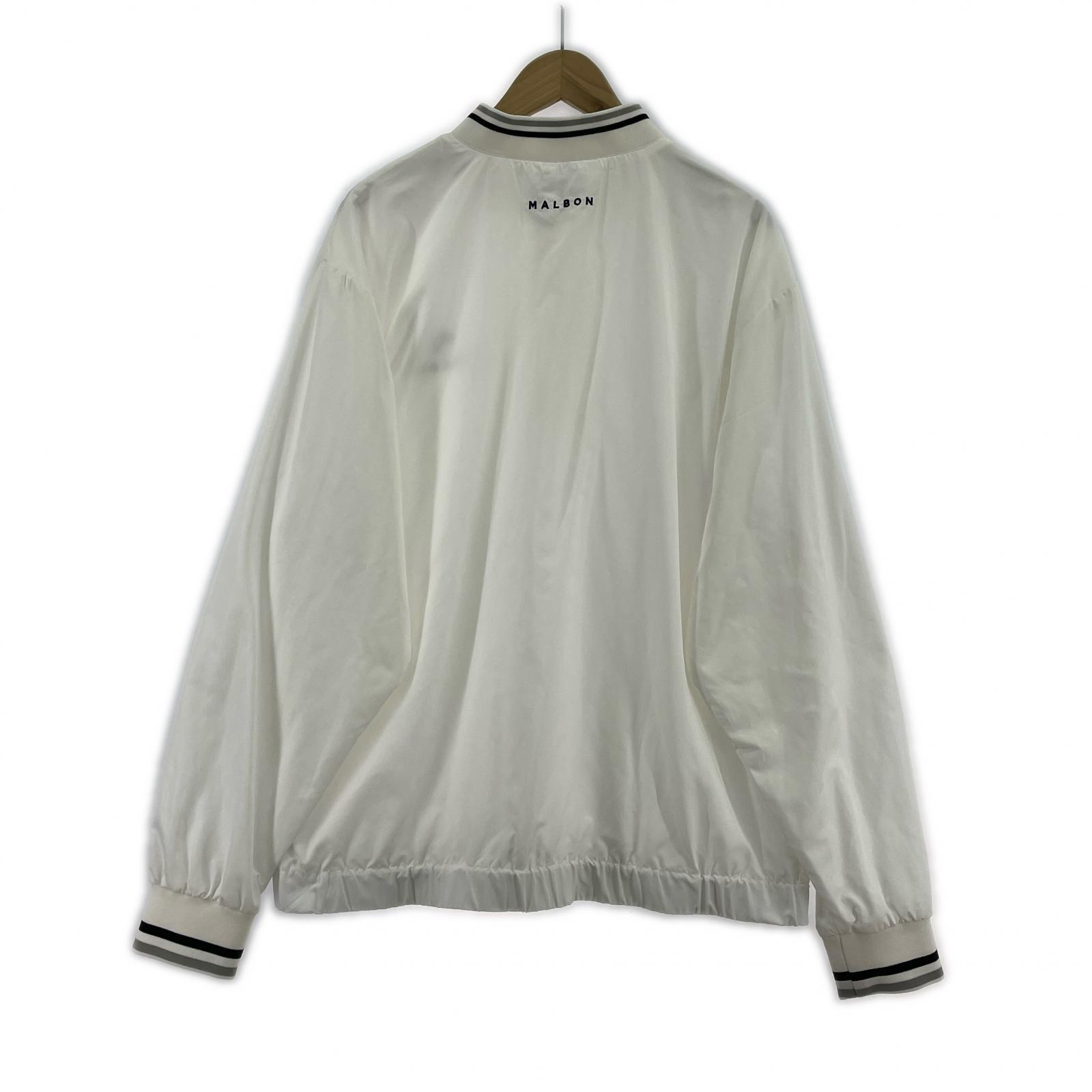 長袖Tシャツ Malbon Golf EAGLE BLADE PULLOVER 白(XL) ホワイト