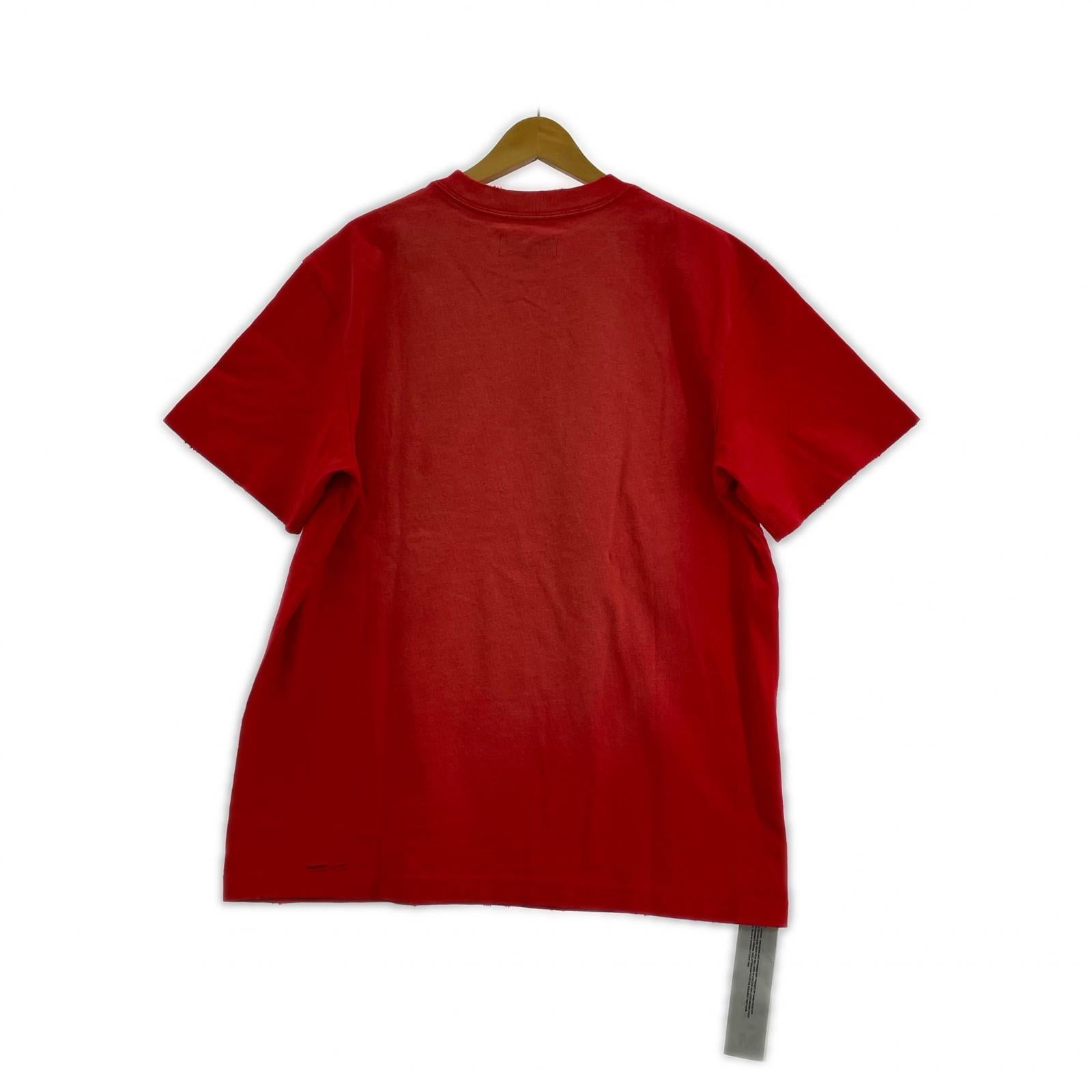 半袖Tシャツ ロゴTee RED M レッド