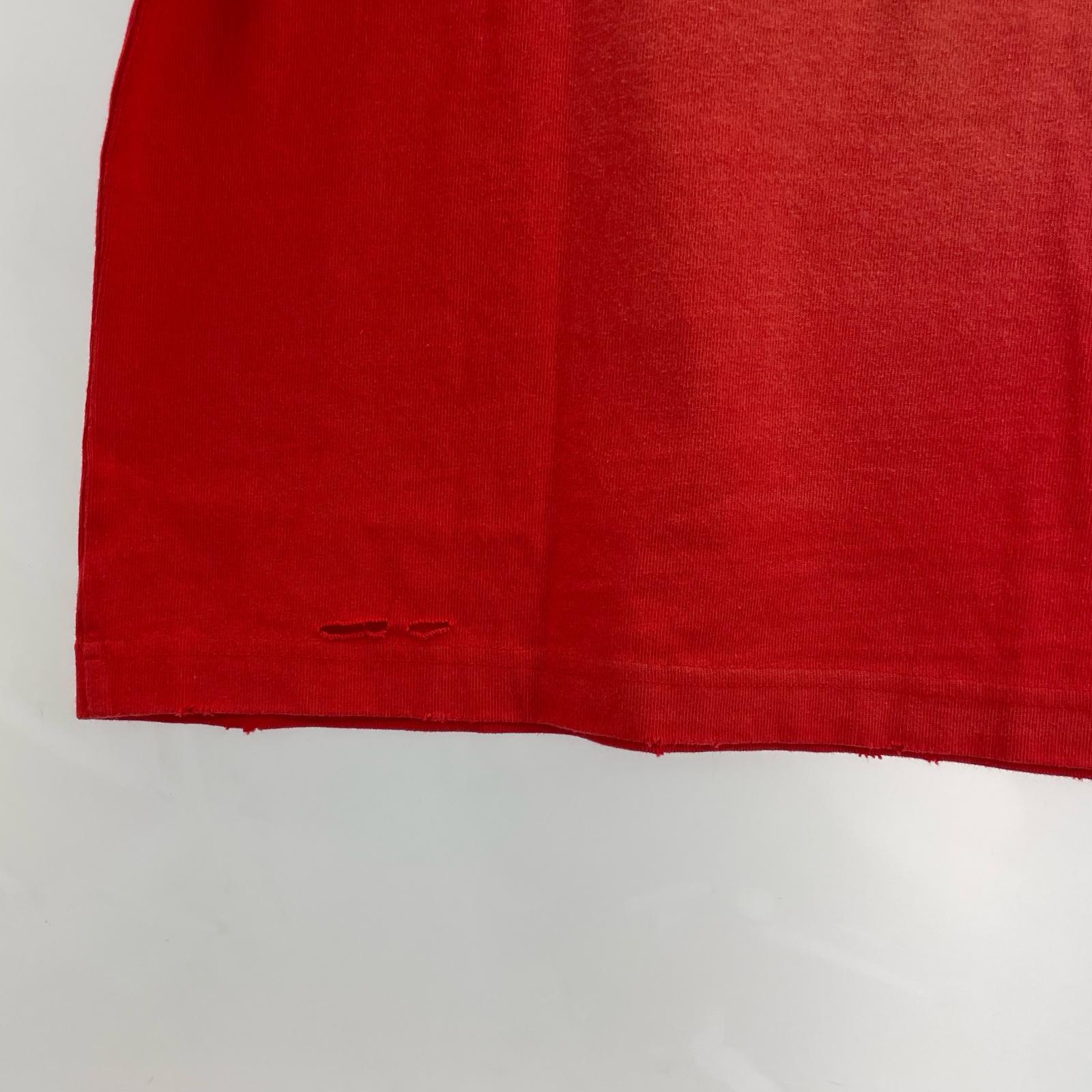 半袖Tシャツ ロゴTee RED M レッド