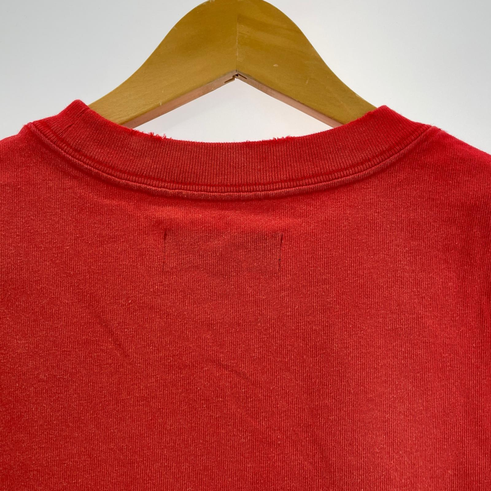 半袖Tシャツ ロゴTee RED M レッド
