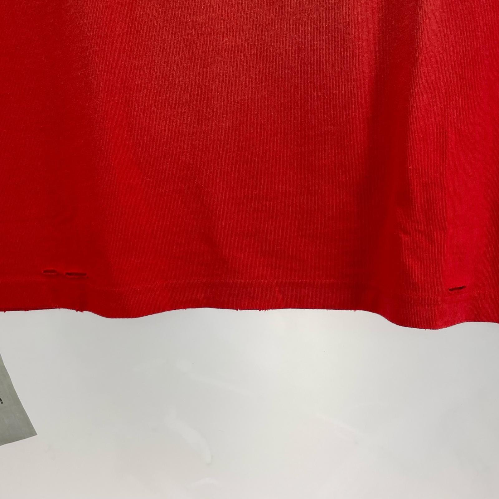 半袖Tシャツ ロゴTee RED M レッド