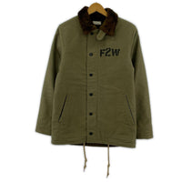 ジャケット F2W デッキジャケット(S)緑 S カーキ