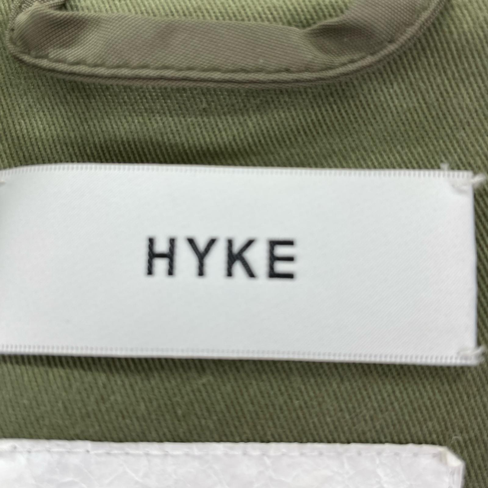 ミリタリージャケット HYKE MA-1 bolero jacket 緑 (S) S カーキ