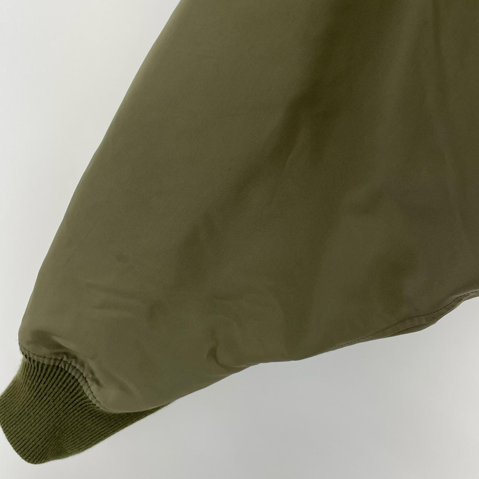 ミリタリージャケット HYKE MA-1 bolero jacket 緑 (S) S カーキ
