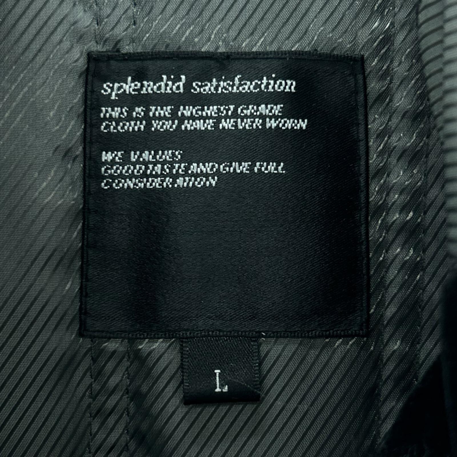ジャケット Splendid Satisfaction ベロア BLK L L ブラック