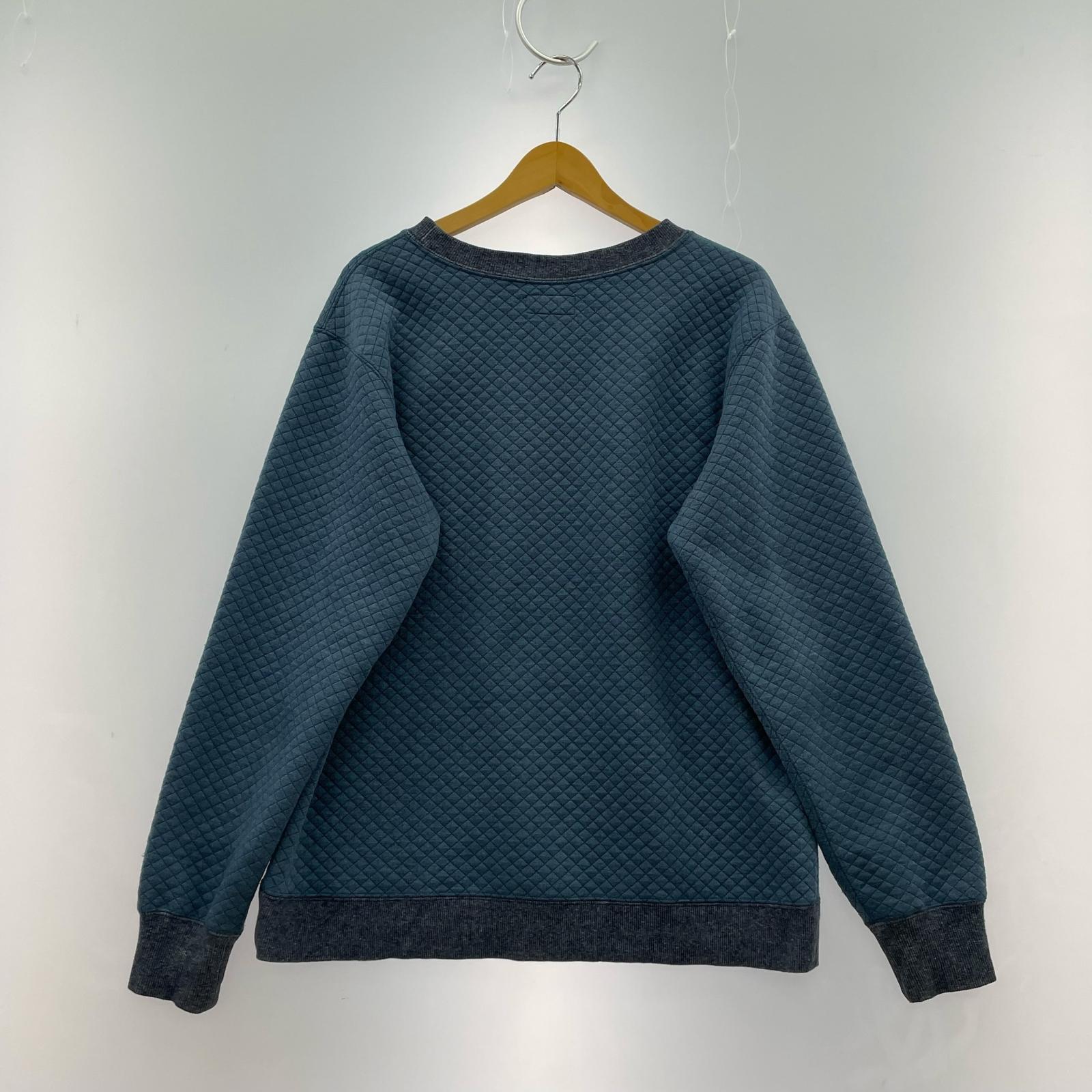スウェット キルティング BLU L L