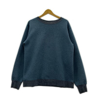 スウェット キルティング BLU L L