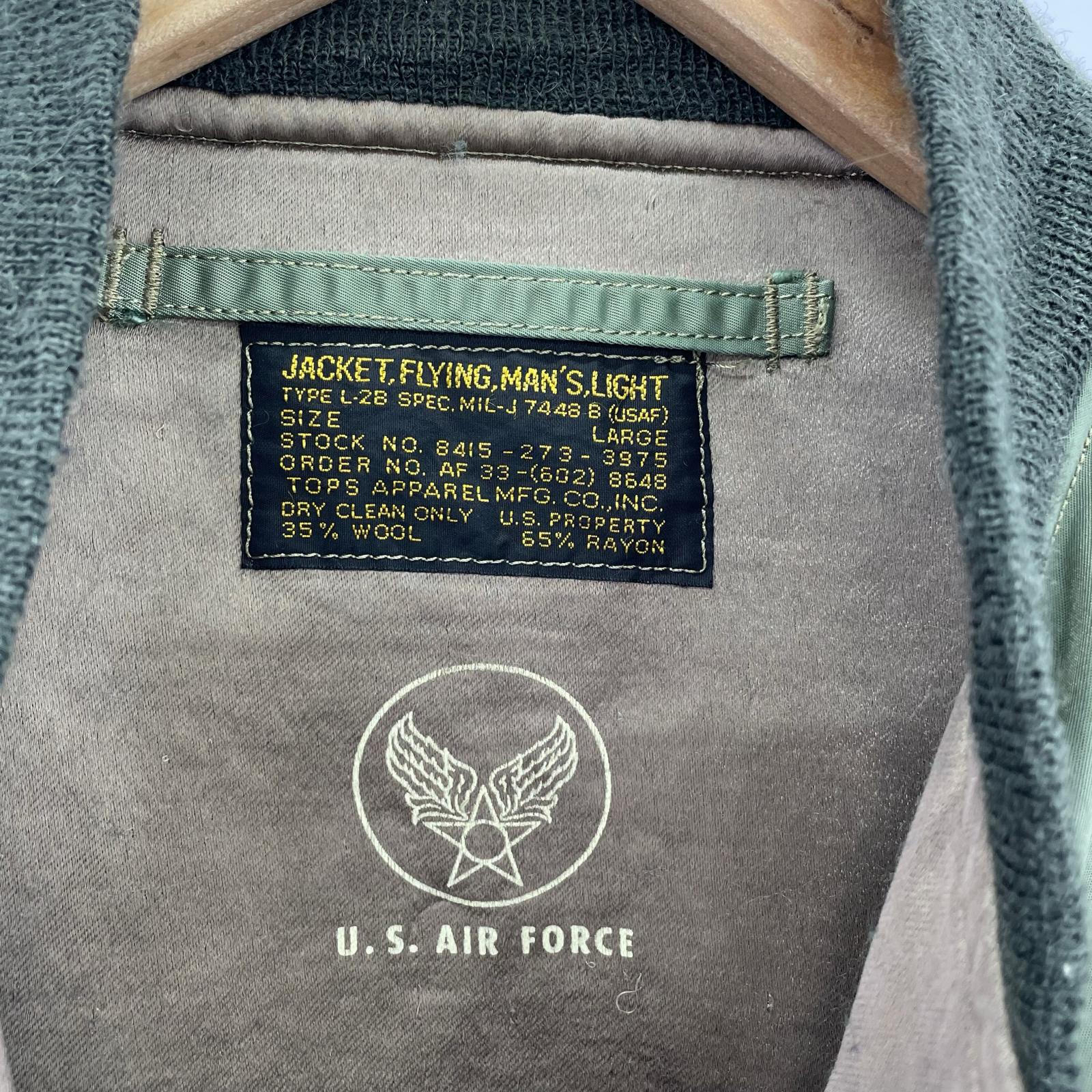 ジャケット TOPS APPAREL MFG.CO.,INC.実名復刻 L-2B L カーキ