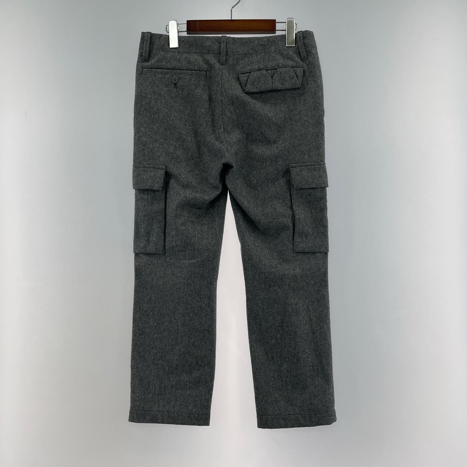 パンツ 10AW ウールカーゴパンツ 2 グレー 2 グレー