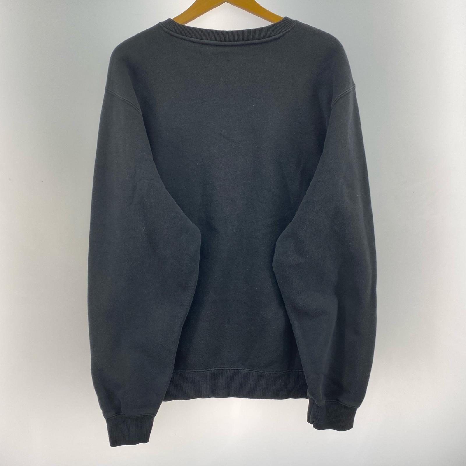 スウェット センター刺繍ロゴ 黒(L) L ブラック
