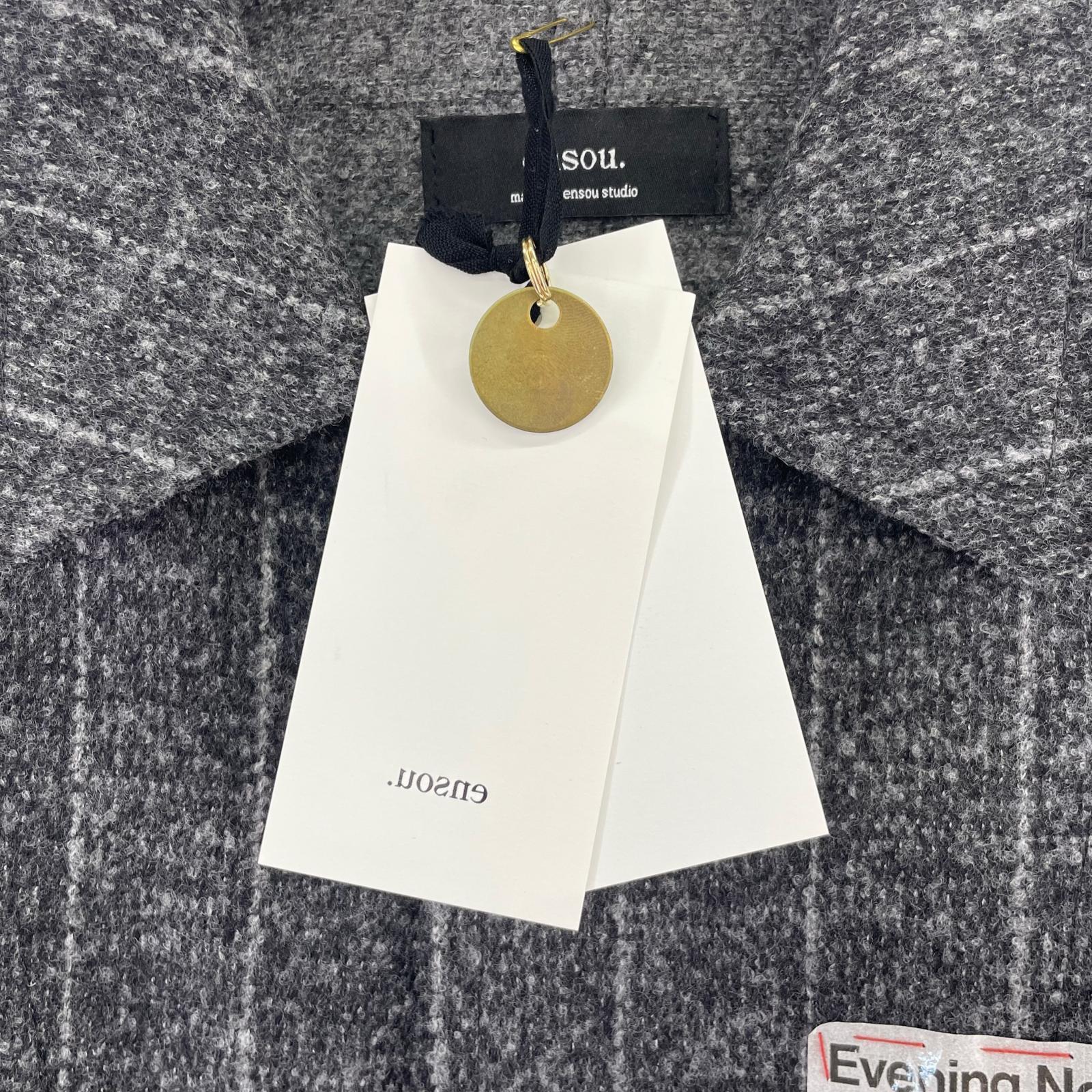 ジャケット ensou. 22AW Pajama Knit coverall M グレー M グレー
