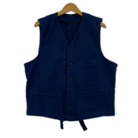 ジャケット Porter Classic MOLESKIN CLASSIC VEST モールスキンベスト L インディゴ L