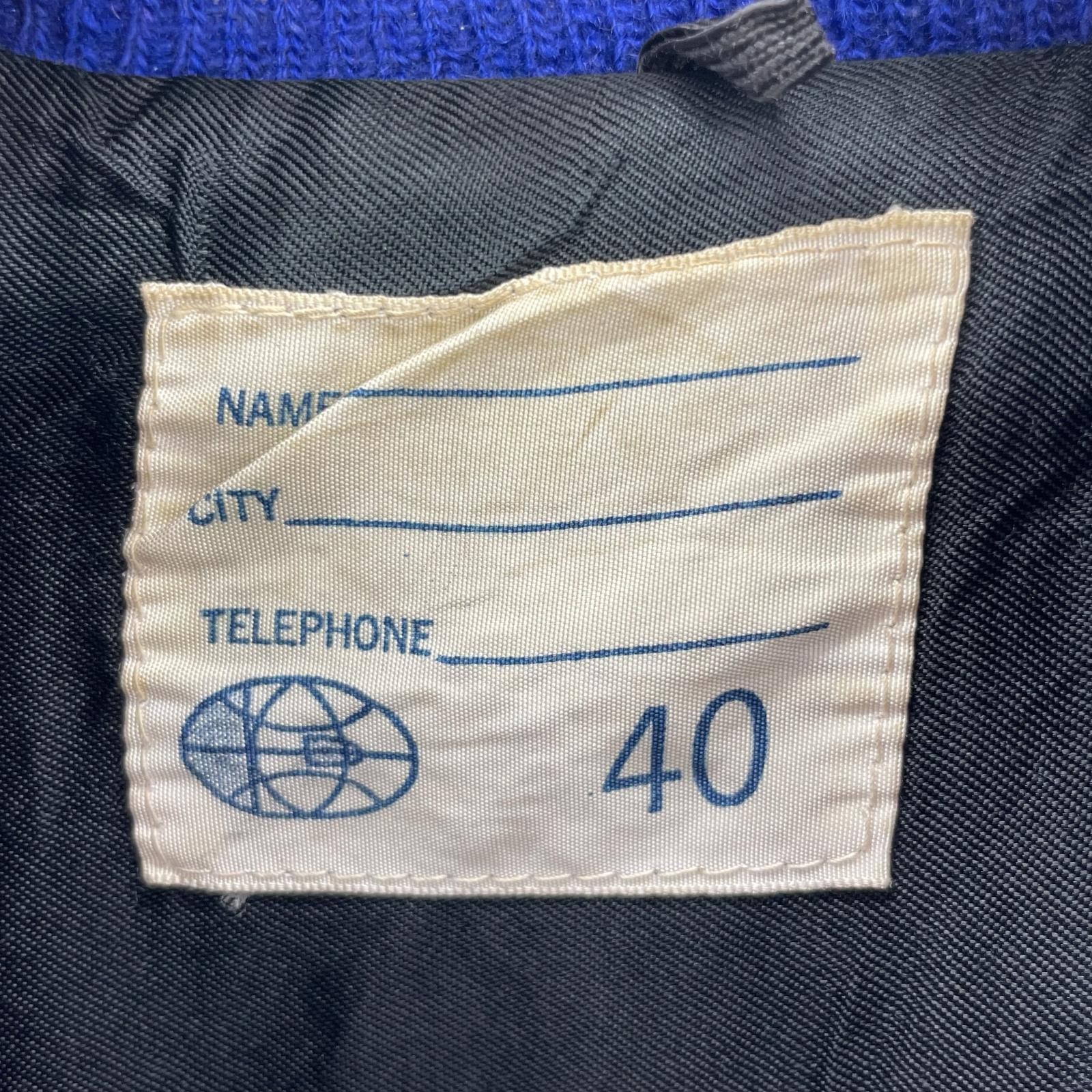 ジャケット ビンテージ 袖レザー スタジャン 40
