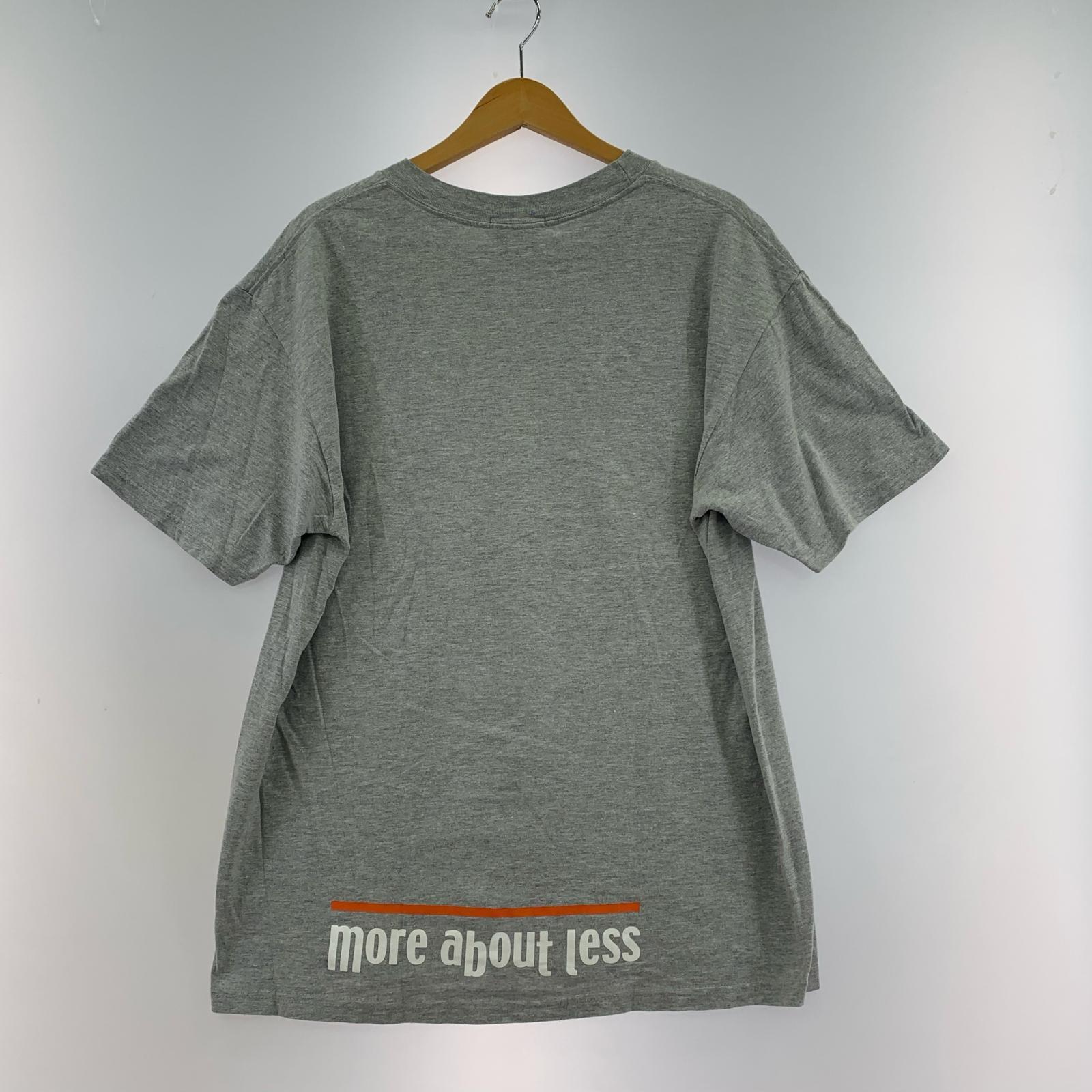 半袖Tシャツ MORE ABOUT LESS グレー L