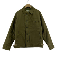 ミリタリージャケット U.S.NAVY A-2 デッキジャケット BR12291 カーキ S カーキ