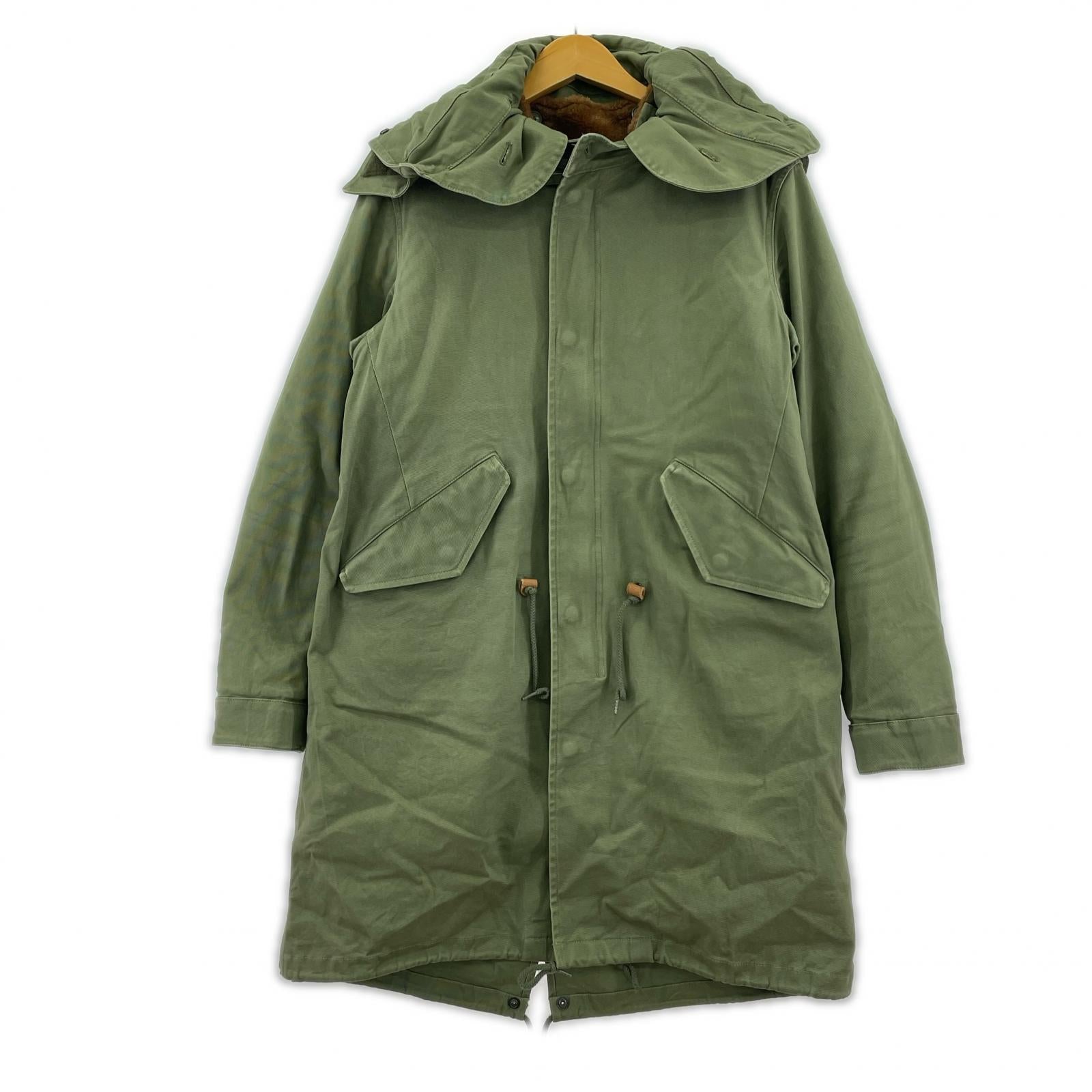 ジャケット HARE ジャケット ボアインナー モッズコート S カーキ