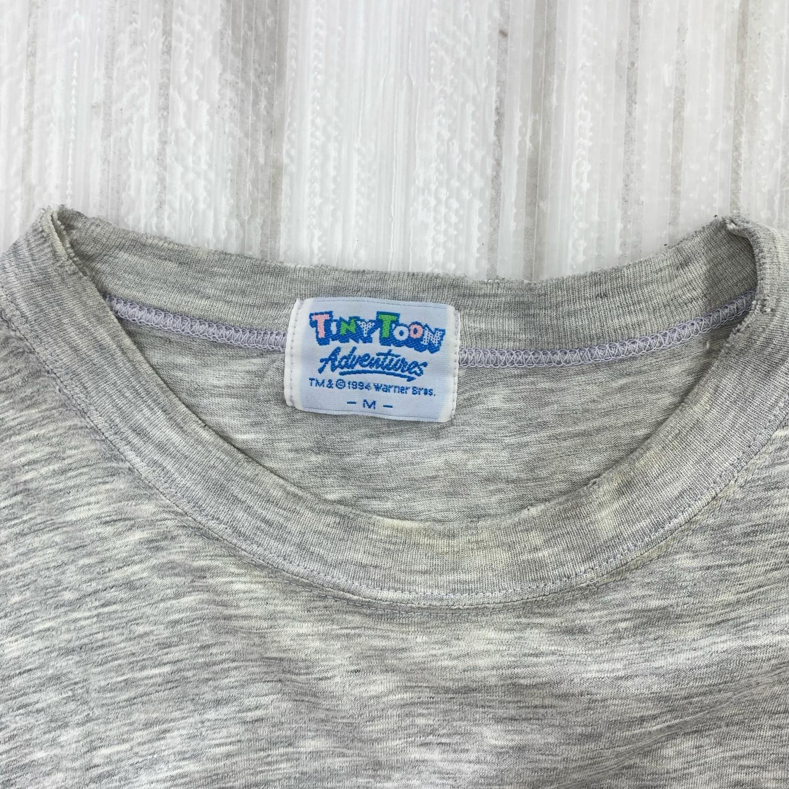 半袖Tシャツ 90s Looney Tunes 灰 (M) M グレー