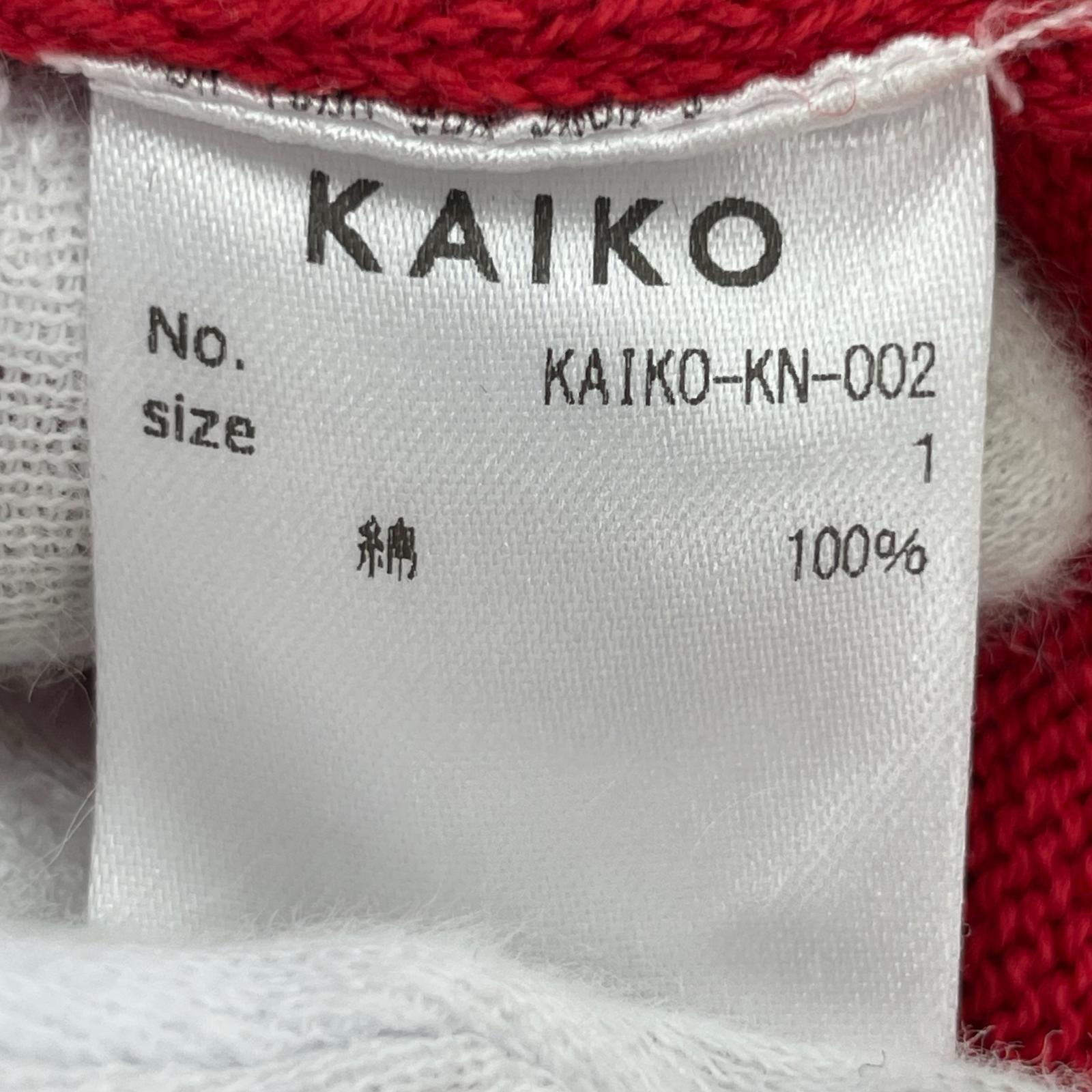 ニット Vネックセーター RED (1)