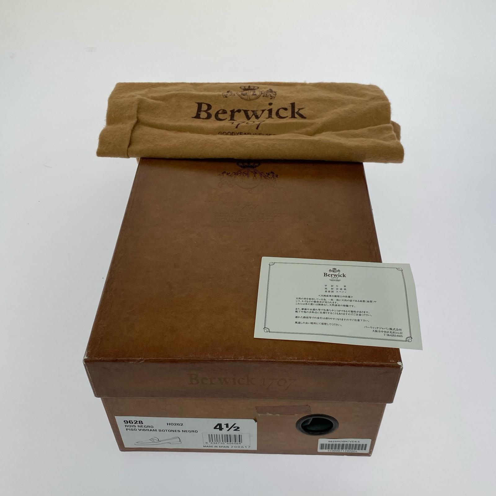 シューズ Berwick ローファー 黒 ブラック