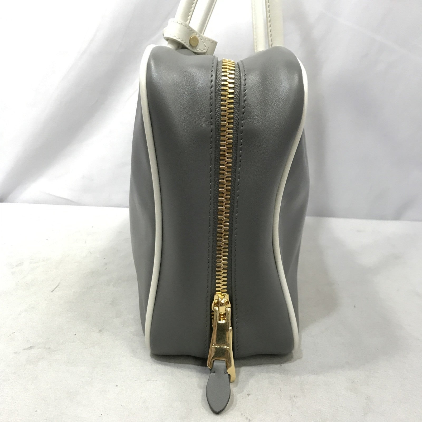 miumiu/ハンドバッグ/グレー